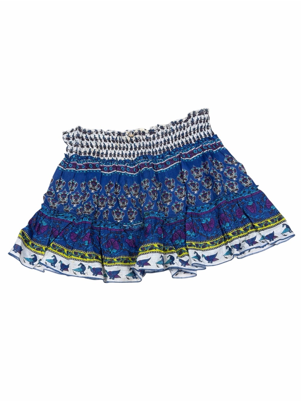 RAGA Blue Boho Print Women’s Mini Skirt
